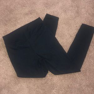 Zyia Black Brilliant Scrunchy Hi-Rise Legging